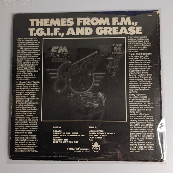 Vintage Spooky Sounds & Disco Fever Vinyl Record Lot-Novelty (Grease, Halloween) - Picture 5 of 5